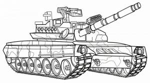 Раскраска танки кв 44 для мальчиков #12 #518888