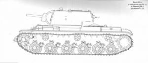 Раскраска танки кв 44 для мальчиков #29 #518905