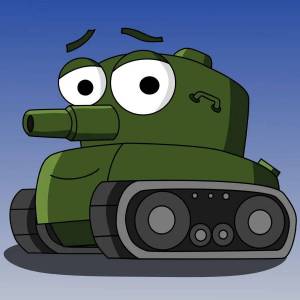 Раскраска танки с глазами для мальчиков #1 #518914