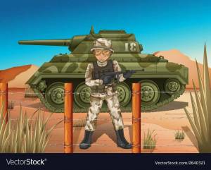 Раскраска танкист для детей #5 #519100