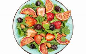 Раскраска тарелка с фруктами #1 #519666