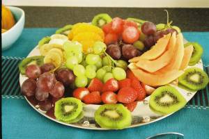 Раскраска тарелка с фруктами #3 #519668