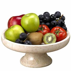 Раскраска тарелка с фруктами #6 #519671