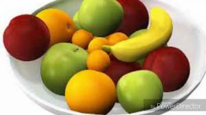 Раскраска тарелка с фруктами #7 #519672