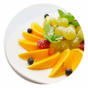 Раскраска тарелка с фруктами #11 #519676