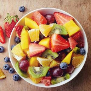 Раскраска тарелка с фруктами #12 #519677