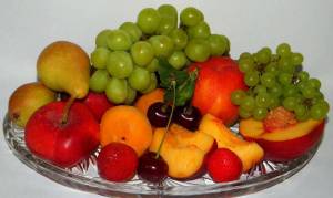 Раскраска тарелка с фруктами #14 #519679