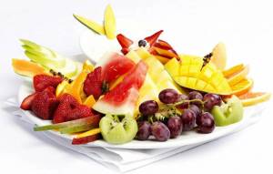 Раскраска тарелка с фруктами #16 #519681