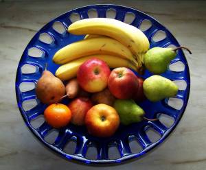 Раскраска тарелка с фруктами #18 #519683