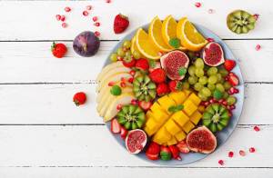 Раскраска тарелка с фруктами #24 #519689