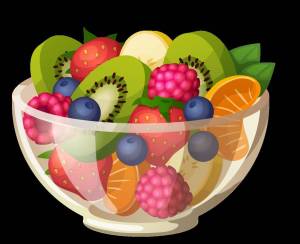Раскраска тарелка с фруктами #29 #519694