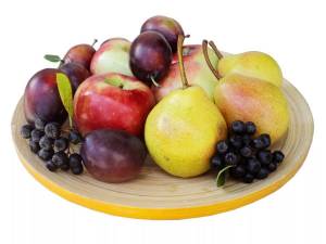 Раскраска тарелка с фруктами #33 #519698