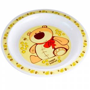 Раскраска тарелочка для малышей #4 #519742
