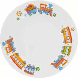 Раскраска тарелочка для малышей #5 #519743