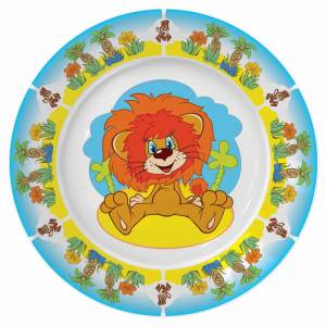 Раскраска тарелочка для малышей #9 #519747