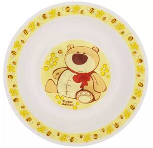 Раскраска тарелочка для малышей #36 #519774