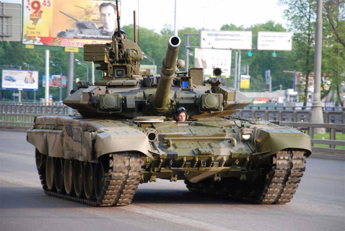 фотография танка т 90