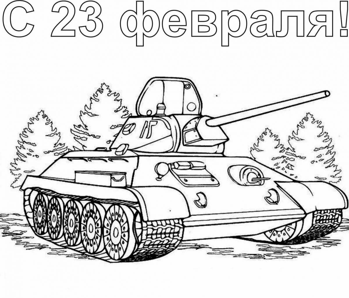 Танк на 23 февраля для детей #37