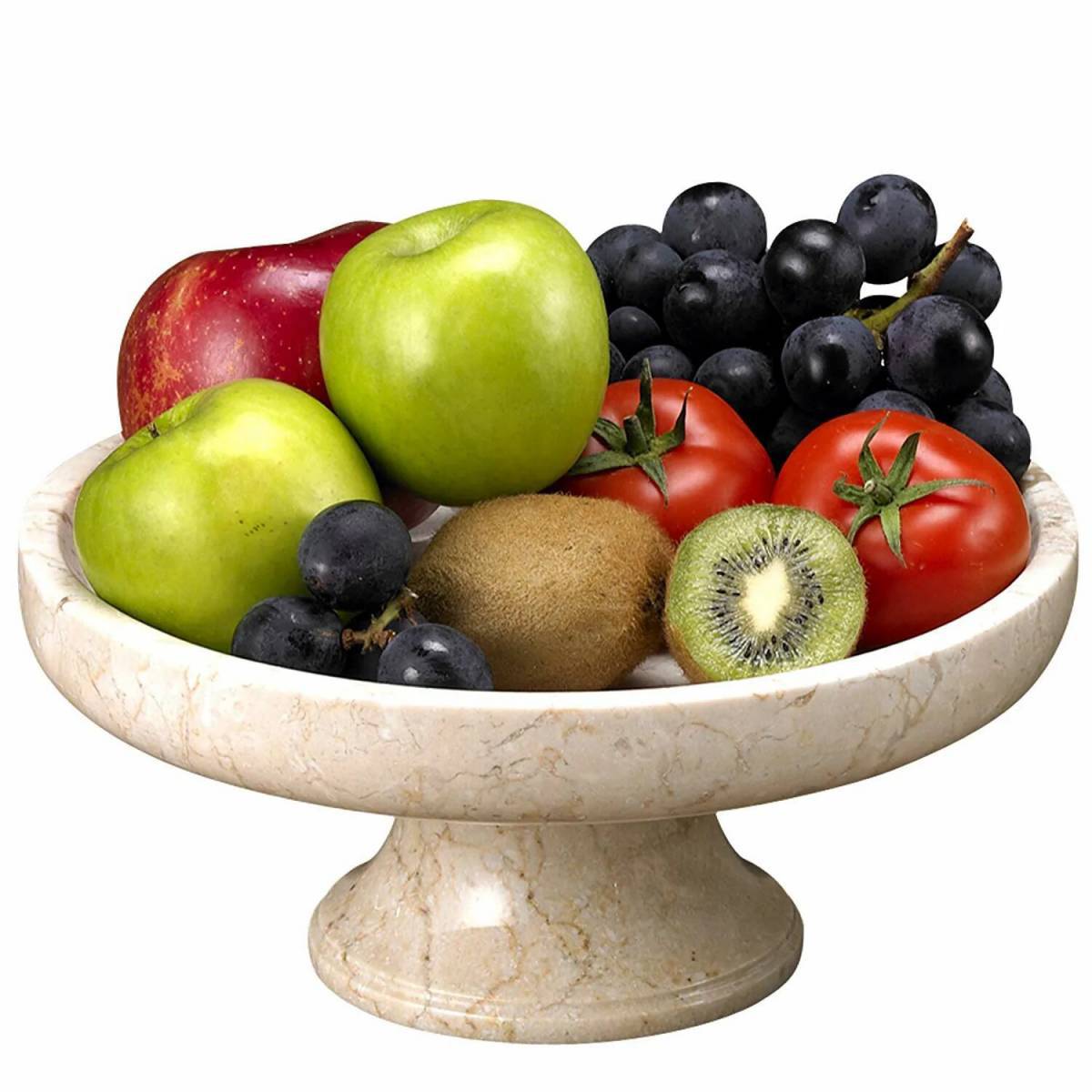 Тарелка с фруктами #6