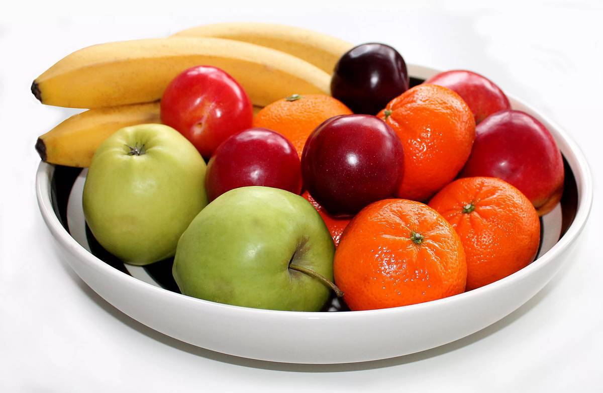 Тарелка с фруктами #13