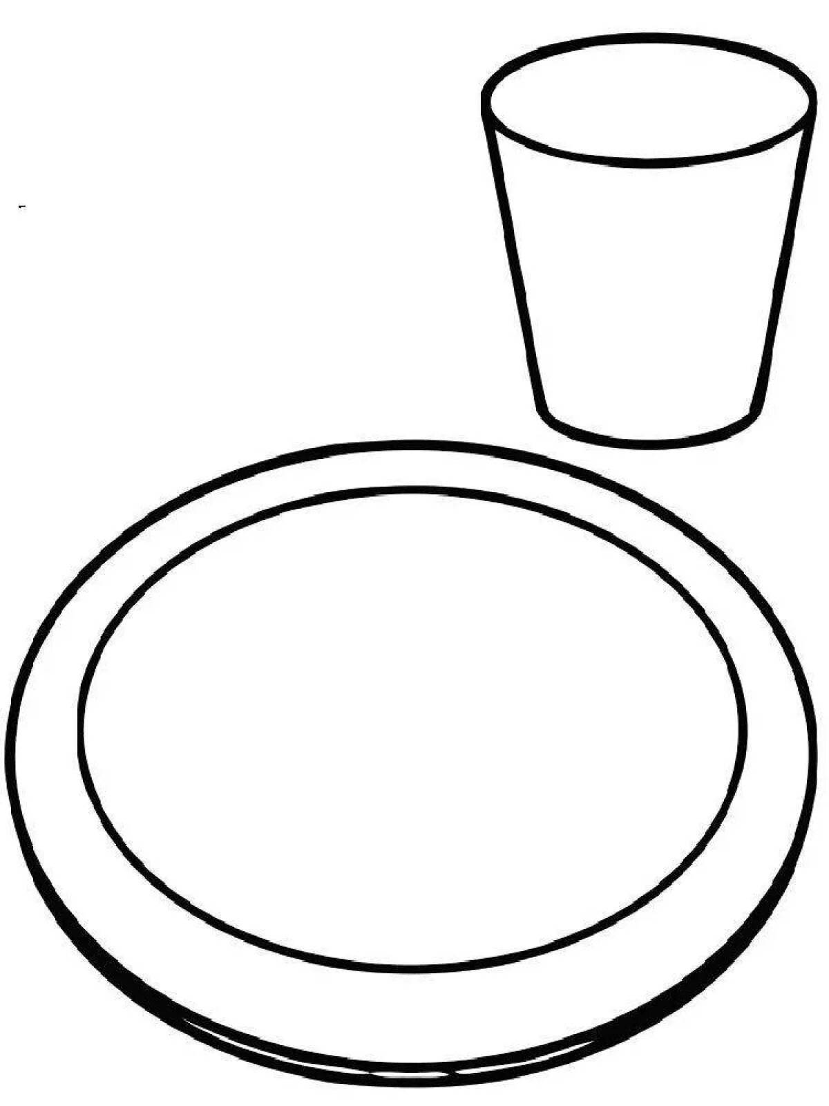 Раскраска посуда для детей 3 4. Посуда. Раскраска. Тарелка раскраска. Раскраски для малышей посуда. Посуда раскраска для детей.