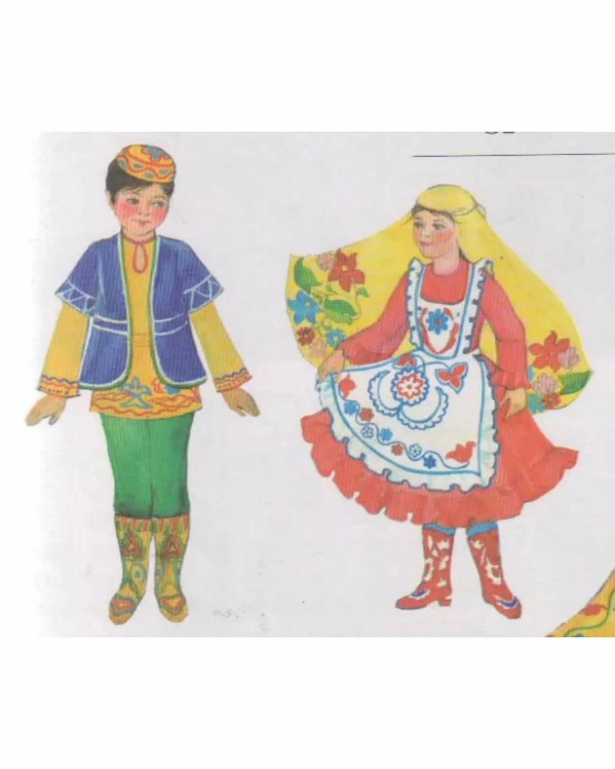 Татарский костюм для детей национальный #3