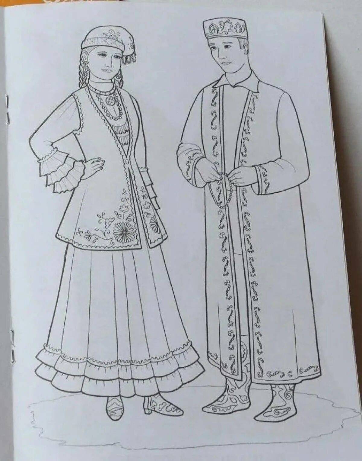 Татарский костюм для детей национальный #20