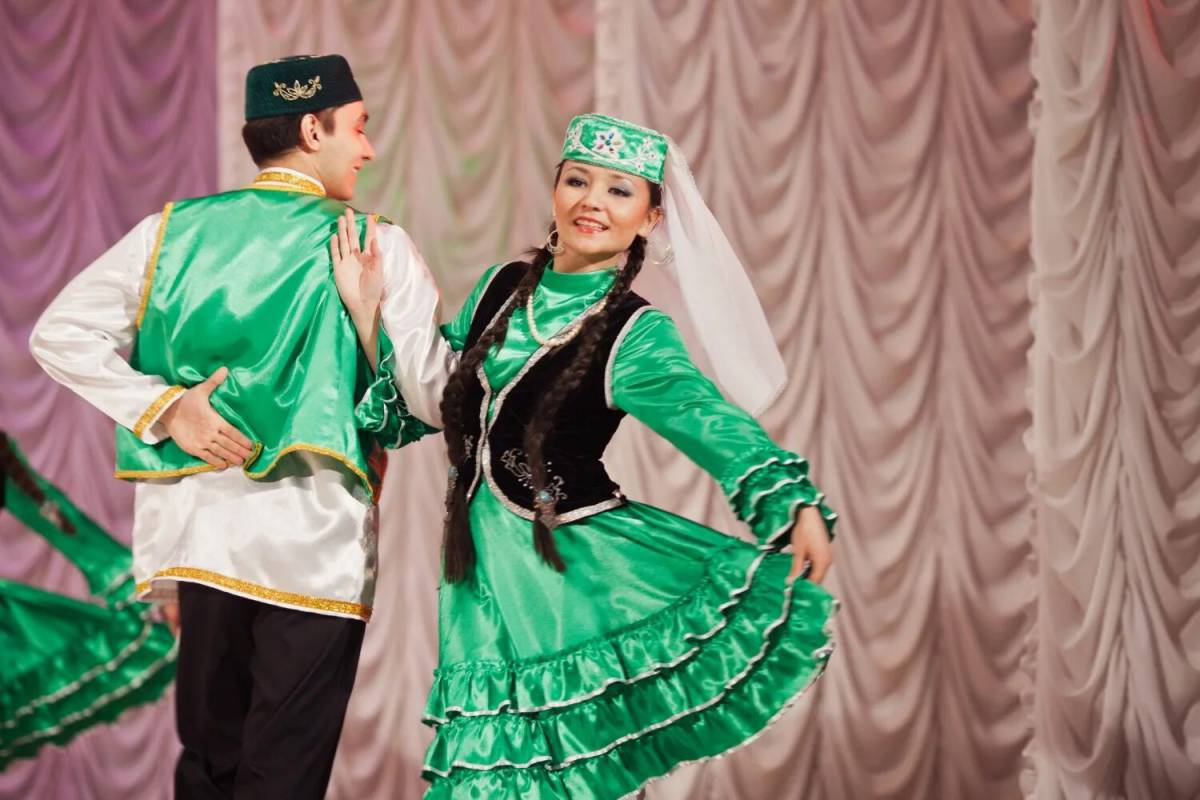 Татарский костюм для детей национальный #26