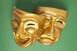 Раскраска театральная маска #18 #520733
