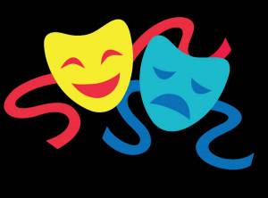 Раскраска театральные маски для детей #10 #520750