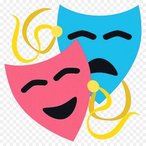 Раскраска театральные маски для детей #18 #520758
