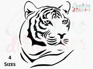Раскраска тигр рисунок #23 #522543