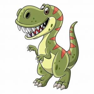 Раскраска тираннозавр для детей #1 #522912