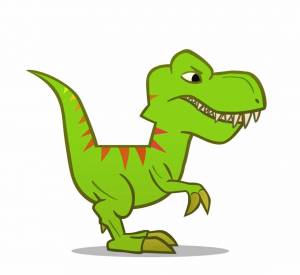 Раскраска тираннозавр для детей #11 #522922