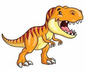 Раскраска тираннозавр для детей #12 #522923