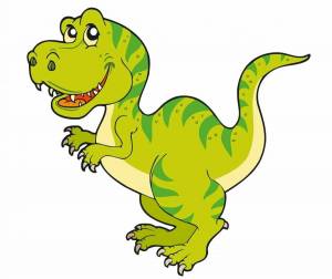 Раскраска тираннозавр для детей #20 #522931