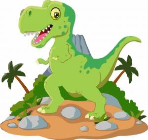 Раскраска тираннозавр для детей #23 #522934