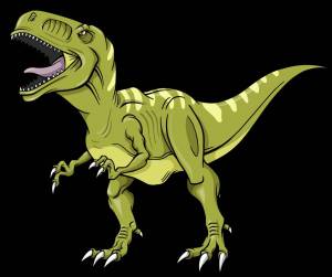 Раскраска тираннозавр для детей #32 #522943
