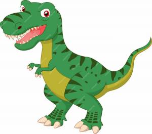 Раскраска тираннозавр для детей #34 #522945