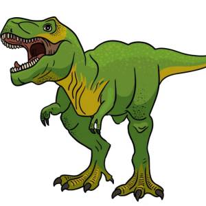 Раскраска тираннозавр для детей #35 #522946