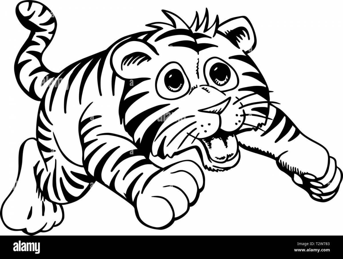 Тигр для детей 6 7 лет #22