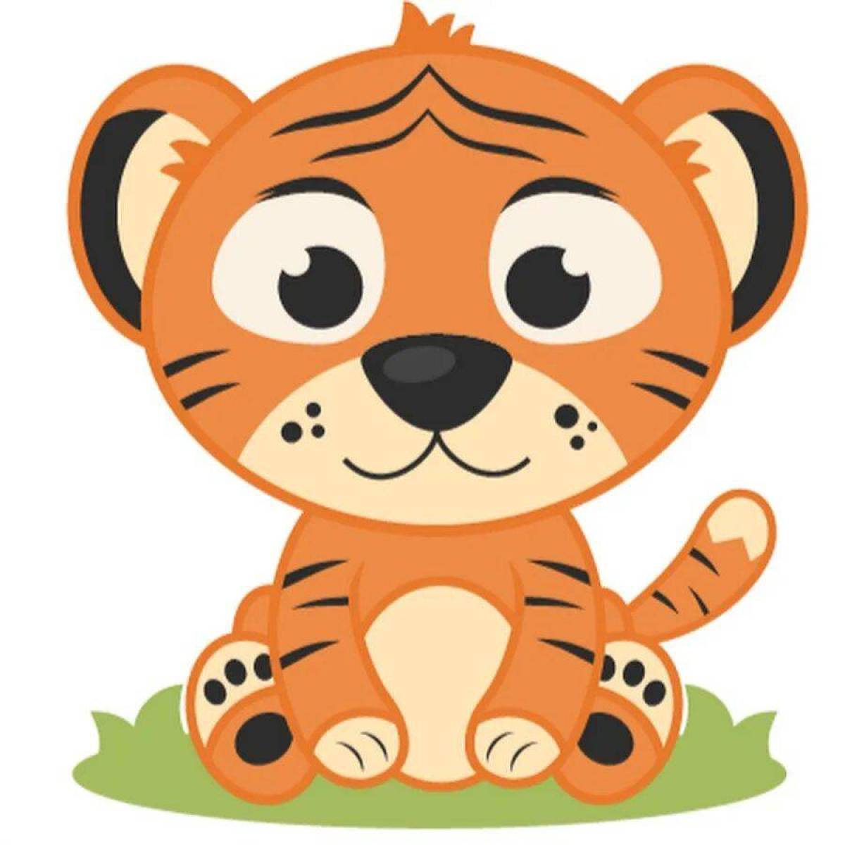 Тигр для малышей #9