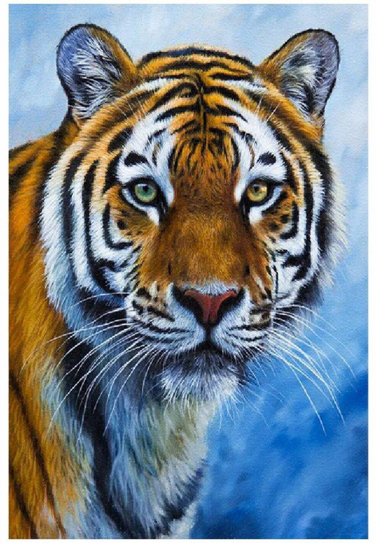 Тигр рисунок #11