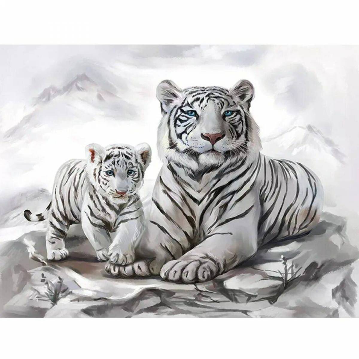 Тигр рисунок #20