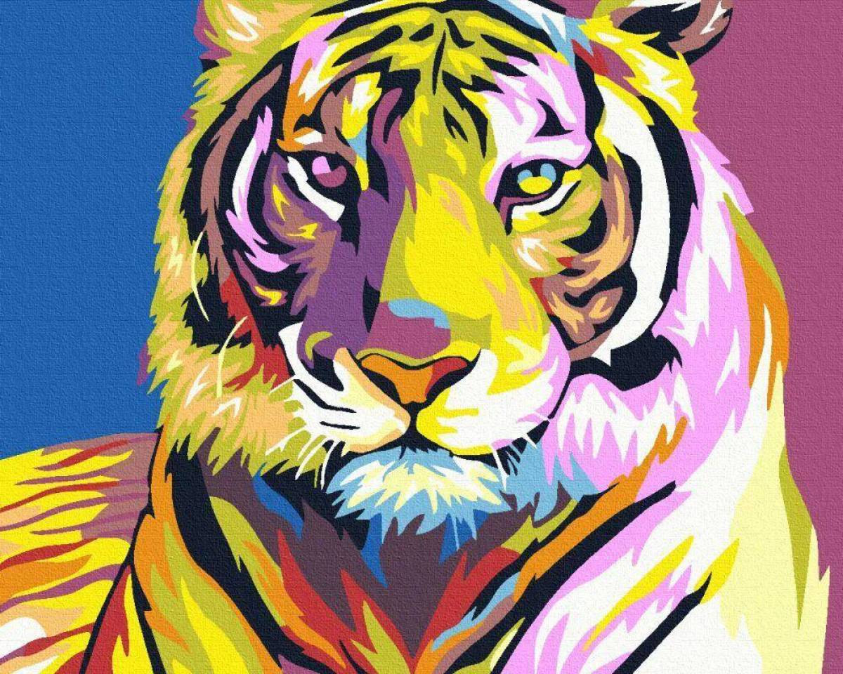 Тигр рисунок #26