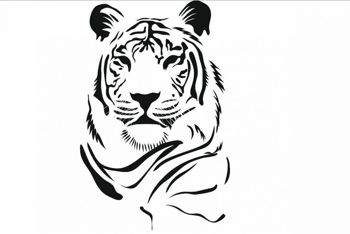 Тигр рисунок #27