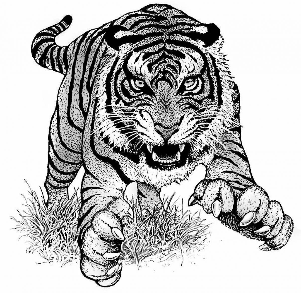 Тигр рисунок #29
