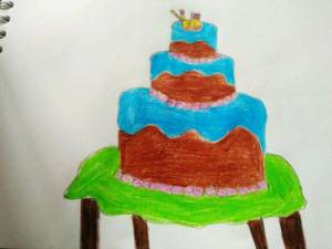 Раскраска торт для детей 6 7 лет #27 #527049