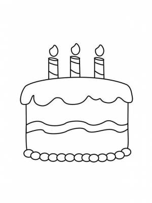 Раскраска тортики для детей 5 6 лет #9 #527148