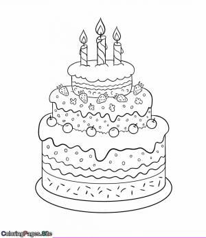 Раскраска тортики для детей 5 6 лет #27 #527166